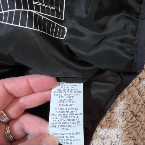 Swiss Tech Black Packable Puffer Jacket Men’s Medium 38-40 Lightweight Warm - Picture 11 of 15